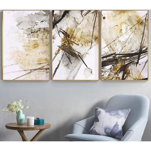 Abstract Splash Colorful Paint Painting for Living Room Unique Modern Poster and Print Wall Art Canvas Affiche Nordic Tableaux