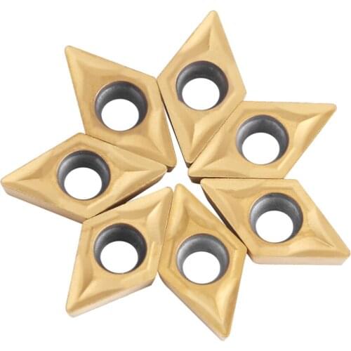 Blade Carbide CNC Turning Bit US735 DCMT51.51 10PCS 10pcs/box High Toughness Stable And Durable DCMT070204