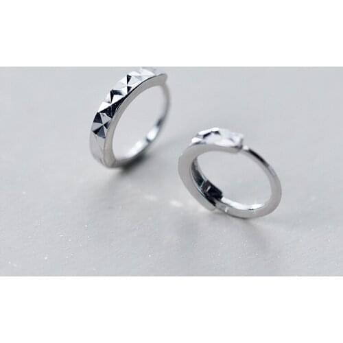 MloveAcc Hoop Earrings 925 Sterling Silver Small Round Earrings for Women Wedding Original Silver 925 Jewelry
