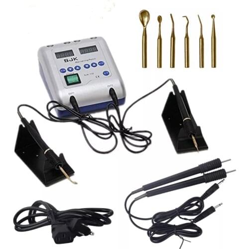 Dental Lab Electric Waxer Carving knife Machine Double Pen 6 Wax Tip Pot Dental Lab Equipment Dental Tools
