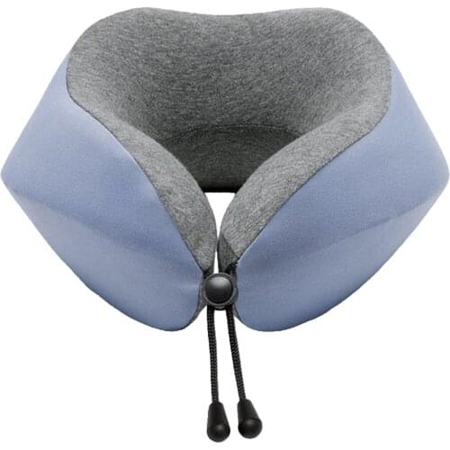 U Shaped Neck Pillow Adult Travel Memory Foam Cushion Neck Support For Car Train