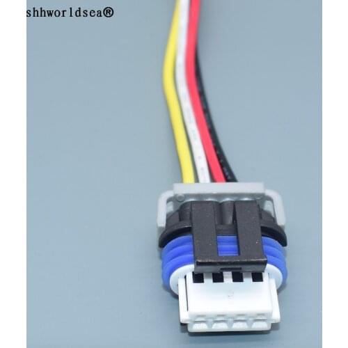 Worldgolden 4pin 1.5mm universal Ignition Coil Connector Wiring Pigtail Idle Speed Sensor Fuel Pump plug LS2 LS7 D581 D585