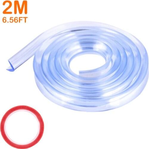2M Baby Safety Corner Protector Strip Kid Table Desk Edge Transparent Edge Baby Collision Proof Edge Guards Soft Softener Bumper