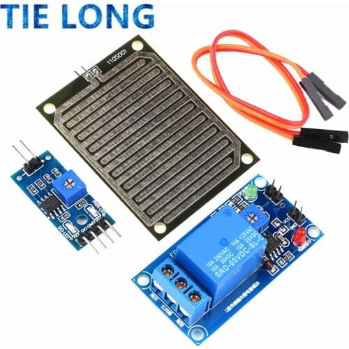 Snow Raindrops Detection Sensor Module Rain Weather Module Humidity For Arduino Relay Control Module Rain water sensor module