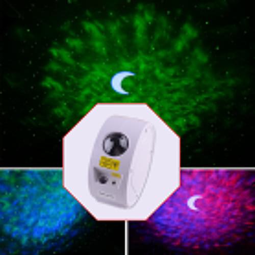 3-in-1 LED Starry Sky Projector Light Star Galaxy Ocean Wave Night Lamp 5V 1.5A EU plug For Indoor Room Party