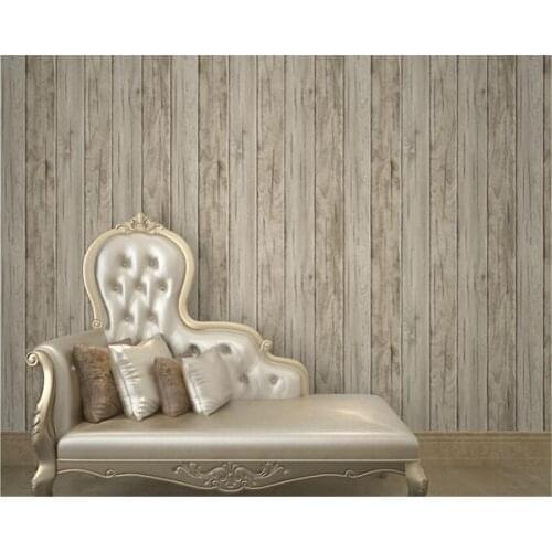 Beibehang 3D wallpaper Wooden floor striped wallpaper Restaurant Tea House Bar Background Wallpaper for walls 3d papel de parede
