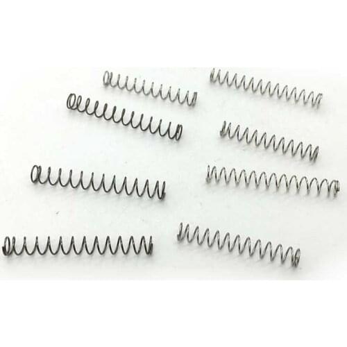 5pcs fine small compressed springs 0.6mm wire diameter 8mm outside DIA compression pressure pression spring 6mm-50mm screws