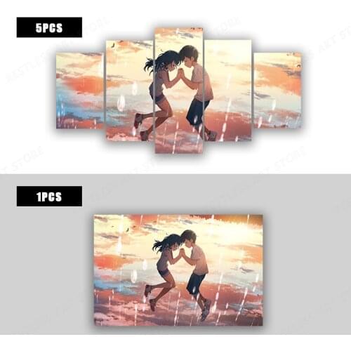 Anime Child of the weather Nursery Kids Room Painting Art Decor Home Decor Kids Room Decor wall art canvas painting