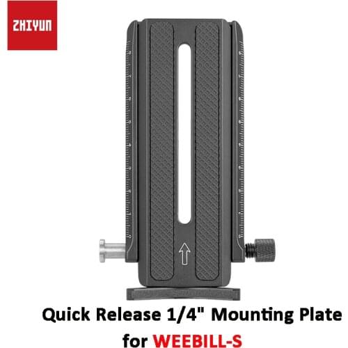 ZHIYUN Quick Release 1/4" Mounting Plate for WEEBILL S WEEBILL LAB Gimbal Handheld Stabilizer CR110-Plate