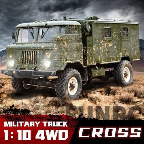 CROSS RC GC4M 1/10 Buggy Military Truck Crawler Vehicle 4WD Electric Remote Control Model Command Car Adult Children Kids Gift