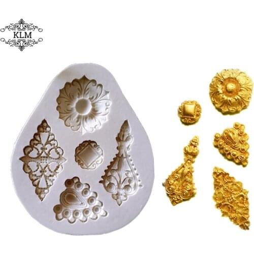 KLM jewelry mold silicone bakeable mold DIY chocolate baking mold for cake decoration epoxy resin mold crafts
