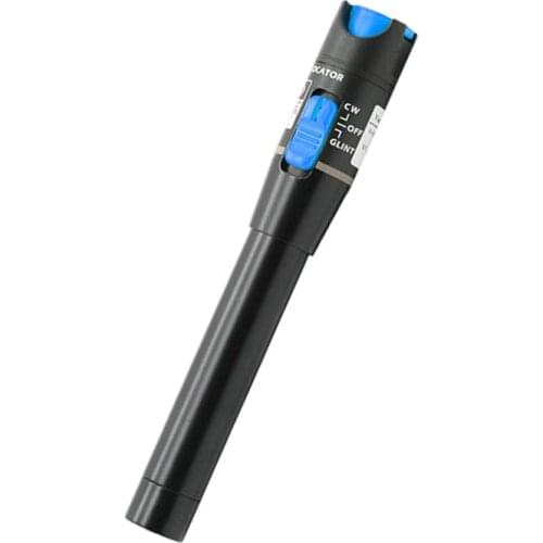 Laser 10MW Connector Visual Fault Locator Fiber Optic Cable Tester 10-30Km Range Aluminum 1.25mm FC 2.5 mm Universal Connector