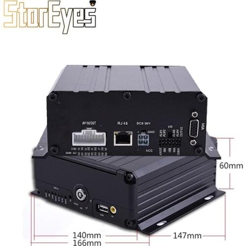 Trailer Truck Taxi School Bus AHD 720P 4Ch H.264 HDD SD Card Mobile DVR