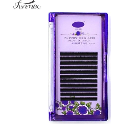 2016 NEW Brand natural soft individual lower eyelash Black under imitation mink eyelash extension tool top grade