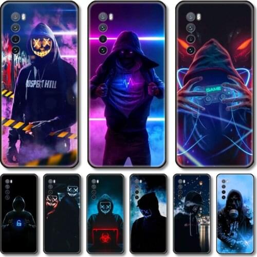 Neon Guy cool man Phone Case For Huawei Nova 2 3 4 5 6 7 8 SE i E Pro Lite black cell shell
