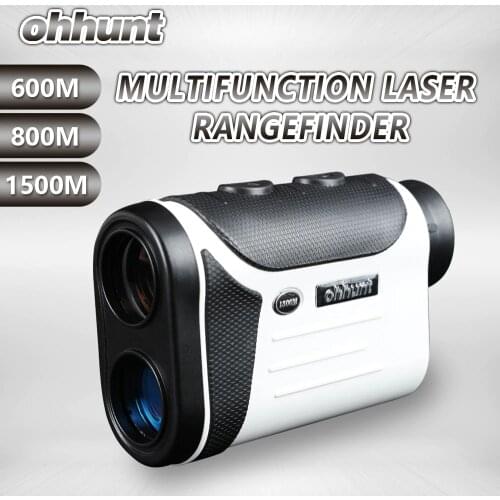 Ohhunt Multifunction Laser Rangefinders 8X 600M 800M 1500M Hunting Golf Monocular Range Finder Distance Meter Outdoor Measuring