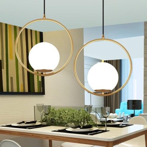 Living Room Pendent Lamps 2021 New Modern Concise Ceiling Pendant Lights Dining Room Round Nordic Indoor Lighting lamps Lights