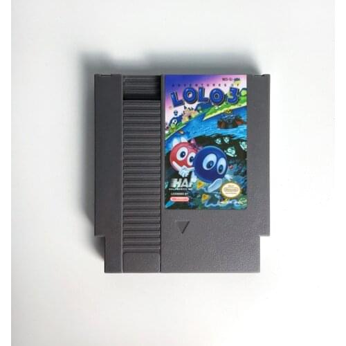 Adventures of Lolo 3 For 8 Bit Video Game Console 72 pins Game Cartridge Card For NES Video Game Console