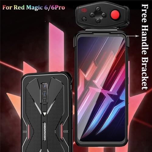 Shockproof Protective TPU soft phone Cases for ZTE Nubia Red Magic 6 Case Heat Dissipation Cover Support Gamepad RedMagic 6 Pro