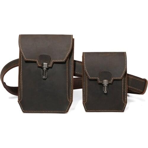 Medieval renaissance adult male Viking Knight pirate cosplay leather vintage pocket belt clothing bag