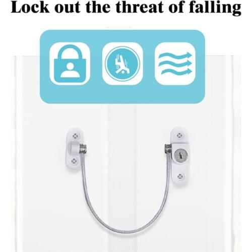 AYRA Window Lock Children Protection Window Restrictor Child Safety Window Stopper Portable Locks Limiter Baby Safty Accessories