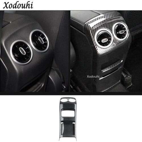 For Mercedes Benz B GLB Class W247 X247 2019 2020 Car Storage Trim Rear Back Upside Air Conditioning Outlet Vent Hoods Parts