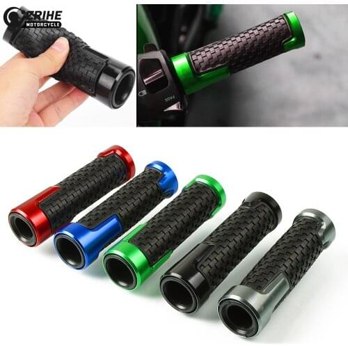 1 Set 7/8" 22mm Handle Hand Grips Motorcycle Handlebar Grip Rubber Gel Sleeve For BMW F800GS/Adventure F800R R1200RT S1000RR