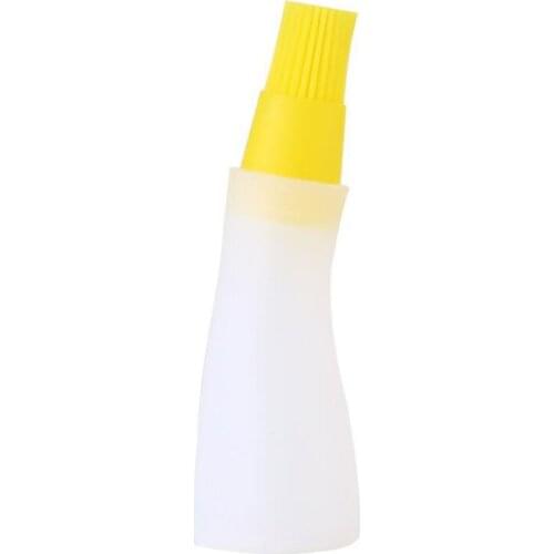 Silicone oil bottle high temperature basting brush controllable oil brush seasoning barbecue baking brush bbq oil brush 1pcs