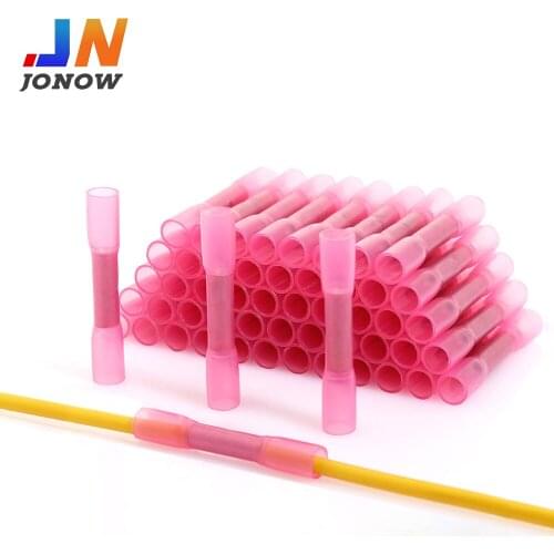 10/50PCS Heat Shrink Butt Crimp Terminals Waterproof Insulated Seal Electrical Wire Connectors Kit Crimping Terminals Connector