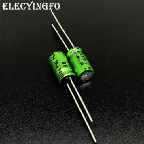 10Pcs 10uF 35V NICHICON Muse BP 6.3x11mm 35V10uF Top Grade Bipolar Audio Capacitor