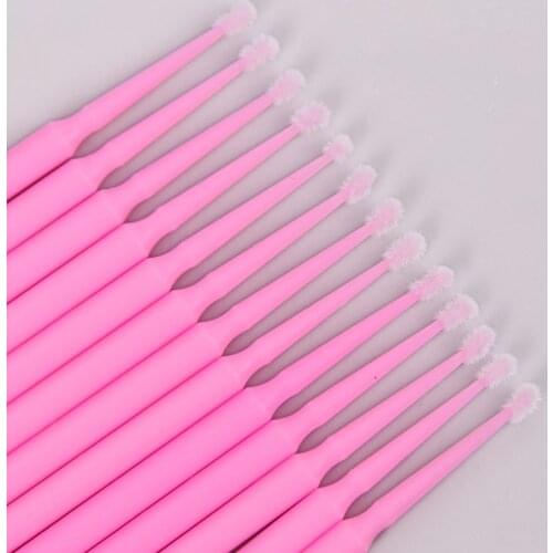100PCS/lot Durable Micro Disposable Eyelash Extension Individual Applicators Mascara Brush For Women