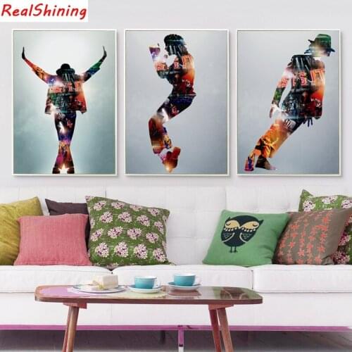 3pcs,Diamond Embroidery,Michael Jackson,5D,diy Diamond Painting Cross Stitch,3d picture,Diamond Mosaic,home Decor H1290