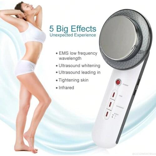 3 In 1 Ultrasound Cavitation Body Slimming Massager Anti Cellulite Fat Burning Painless Galvanic Infrared Massager