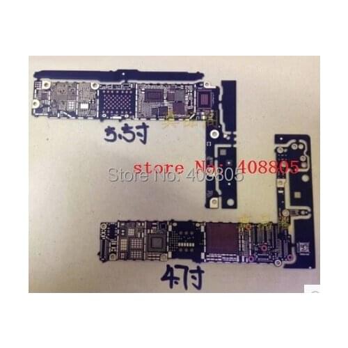 35pcs/lot Motherboard Bare Main Logic Board For iPhone 6 4.7" 6 plus 5.5" 4 4S 5C 5S 5G Without any IC Parts empty motherboard