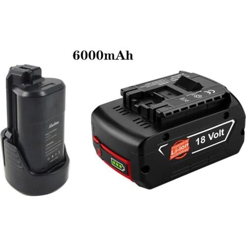 10.8V lithium battery 14.4V electric screwdriver battery 18V hand drill 18650 battery 6000 mAh large capacity power battery pack