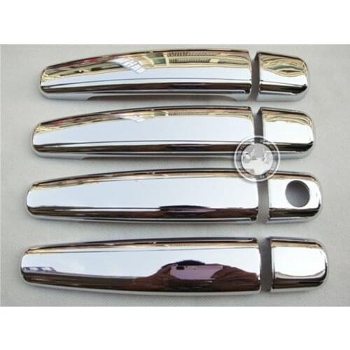 Car styling ACCESSORIES Chrome Side Door Handle Cover Trim For Peugeot 307 ABS Chrome Door Handle Cover