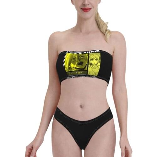 Anime Cosplay Kawaii Swimsuit Titan Attack (6) Bandeaukini 2021 Swimming Suit Bkini for Women young Girl