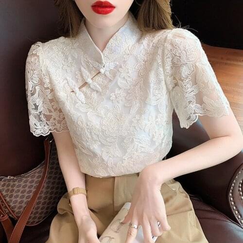 Awarose Short Sleeve Blouses