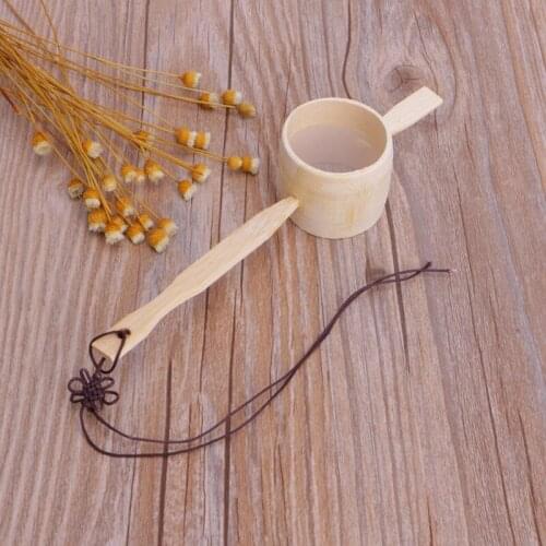 Bamboo Tea Strainer Infuser Kitchen Filter Mesh Handy Handmade Colander