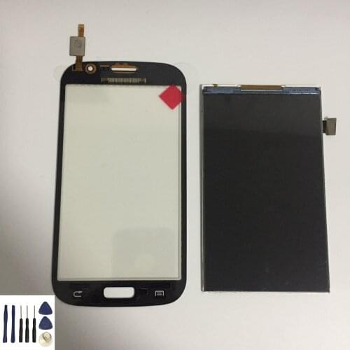For Samsung Galaxy Grand Duos i9082 GT-I9082 i9080 GT-I9080 Black / White Touch Screen + LCD Display Monitor Module + Free Tools