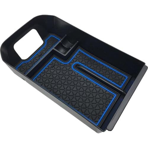 Car Central Armrest Storage Box Secondary Storage Center Console Organizer Compatible For Toyota RAV-4 2019 2020