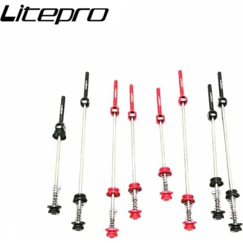 Litepro Wheelset QR Rod Titanium Alloy Quick Release Skewers For Road Folding Bicycles MTB Mountain Bike Wheels Lever