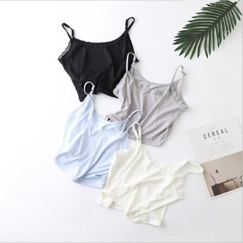 High quality girl lace bra summer underwear can adjust ice flower small condole belt jacket cool girl condole belt vest