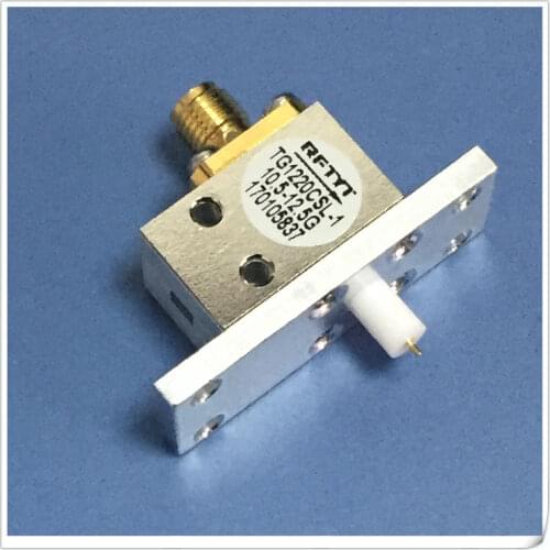 10.5-12.5GHz Through-wall Microstrip Connecting Plate Structure RF Isolator PTFE Through-wall Joint