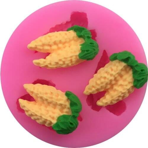 Mini Corn Fondant Silicone Mold Biscuits Chocolate Mould Ice Cube Pastry Candy Molds Cookies Baking Cake Decorating Tools Aouke