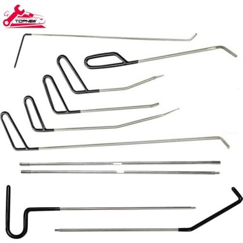 Rods Tools Hail Repair Kit Paintless Dent Removal Puller Sets Car Door Dings Repair Hand Tools