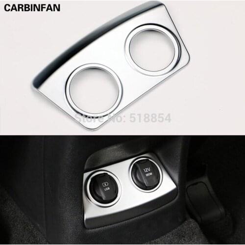 FIT FOR 2016 2017 KIA SPORTAGE QL CHROME CIGARETTE LIGHTER USB PORT INTERIOR TRIM COVER REAR AIR VENT BEZEL GARNISH MOLDING