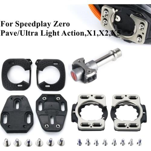 Road bike Pedal Cleats self-locking pedal cleat three-hole conversion splint protective cover for Speedplay Zero Bicycle Parts