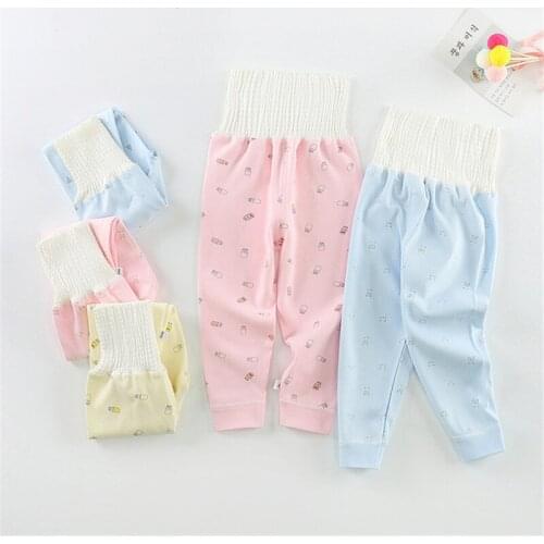 Cheap Stuff Baby Pants Cotton Warm Toddler Girls Boys Trousers High Waist Spring Autumn Children Leggings Infant Kids Clothing