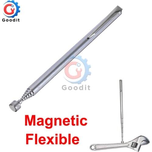 Stainless Steel portable telescopic magnetic suction rod tool capacity pickup nut bolt telescopic rod Powerful Magnetic